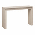 Mesa consola de madera contrachapada beige 120x35x80 cm