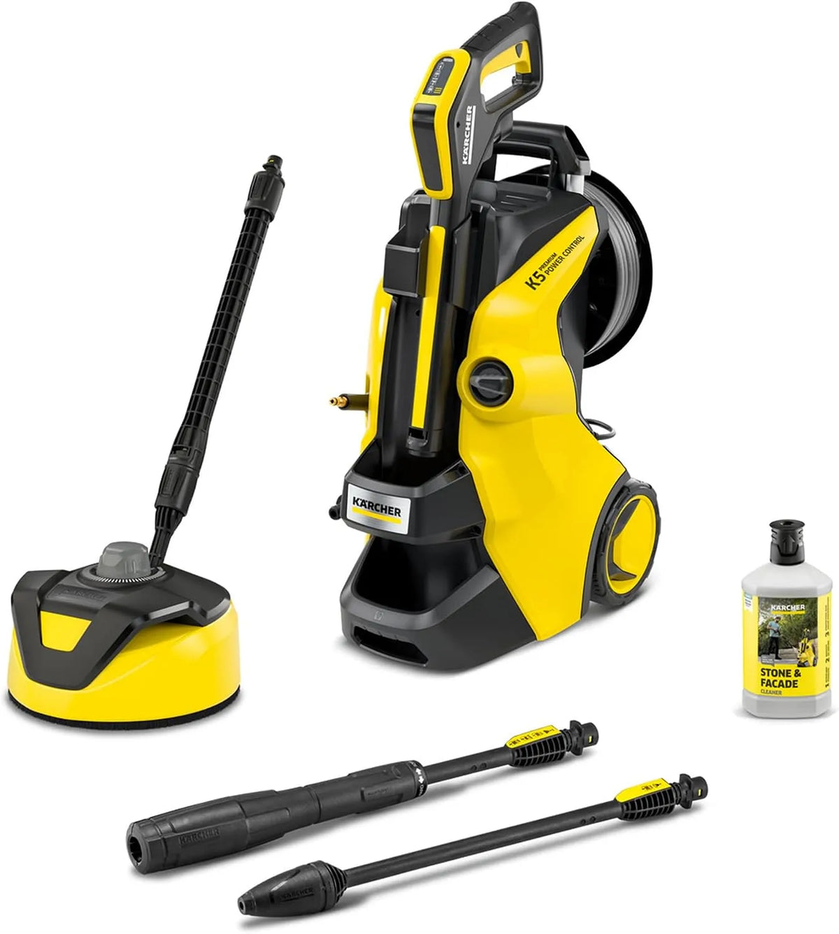 Kärcher K 5 máquina de lavar de alta pressão com kit de casa, 145 bar, 500 l/h, superfície 40 m²,13,9 kg