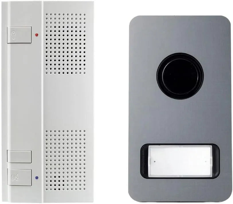 Kit de mãos de áudio grátis URMET Mikra Alu com 2 Filhos 1122/61