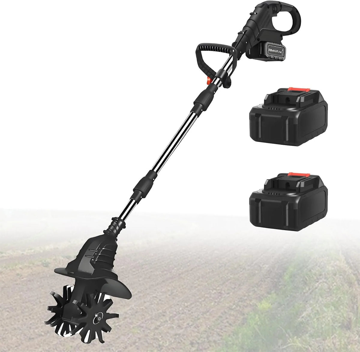 LwiftGal 21 V Elétrica Central de Energia sem fios, profundidade 25 cm, largura 20 cm, 2 baterias, Preto
