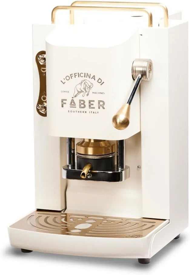 FABER COFFEE MACHINES Faber Pro Deluxe Espresso Machine Cápsulas de bronze de 44 mm Turquesa