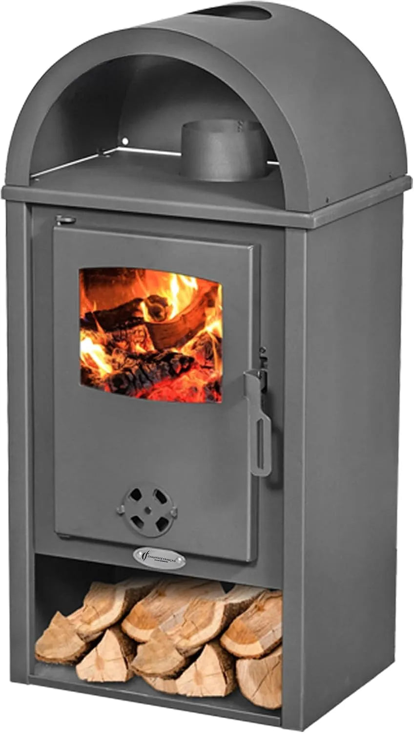 Sannover Thermique Sannover Dikar 10 KW fogão a lenha moderno e eficiente