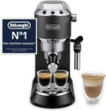 De'Longhi Máquina Expresso Compact da 'Longhi Dedica Style com Moss Manual - Dosettes ESE compatíveis, 15 cm, Preto