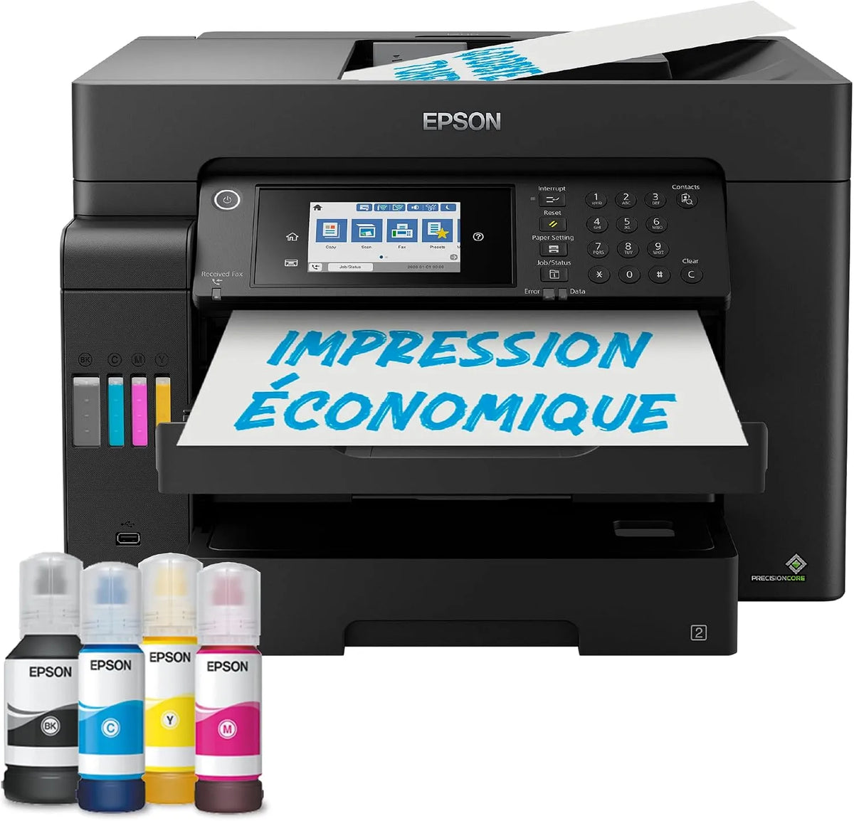 Epson Impressora multifunções A3+ EcoTank ET-16600 com Wi-Fi, tanques de tinta, fax e impressão rápida