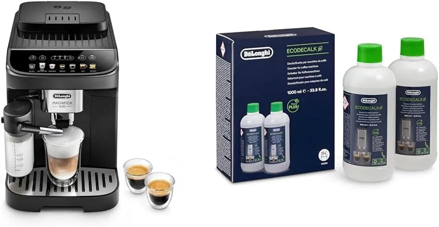 Máquina de café automática De'Longhi Magnifica Evo ECAM 292.81.B com LatteCrema e EcoDecalk