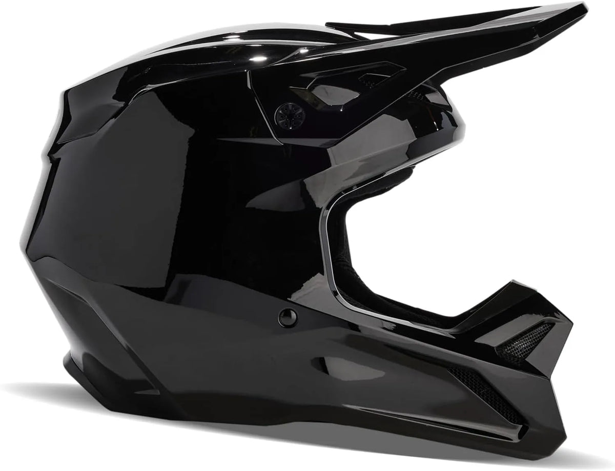 Motocross Fox Racing V1 Sólido para Unisex Adultos - Tudo-Terra Preto, Tamanho M