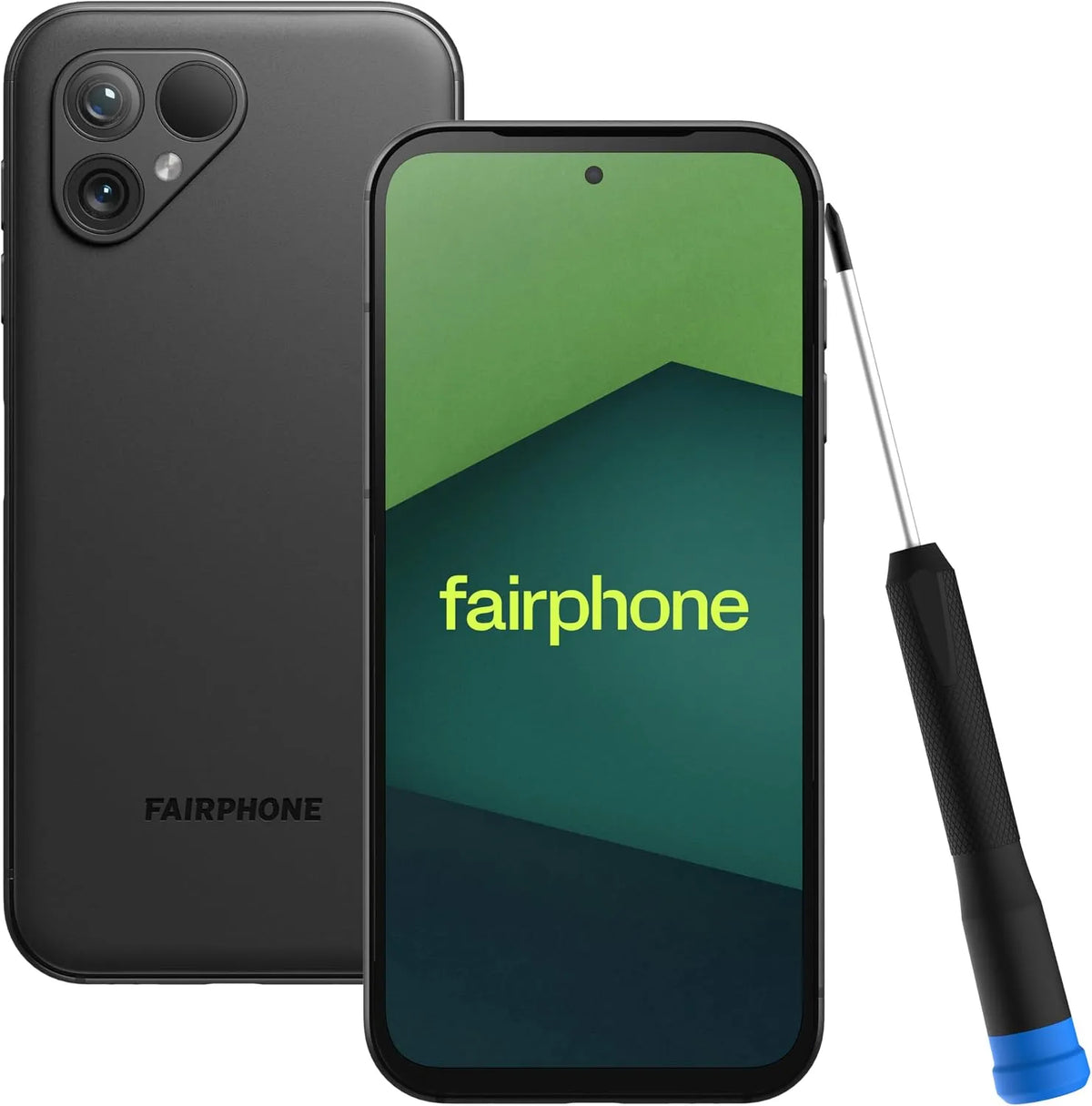 Smartphones Fairphone 5 5 G 8GB/256GB Mat preto com chaves de fenda