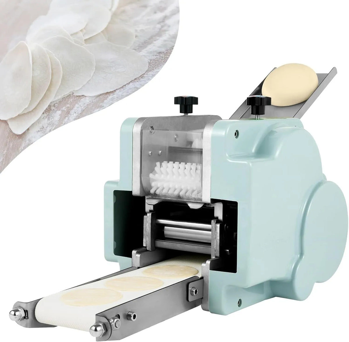Generic Aparelhos eléctricos para ravioli, embalagem automática, 60 peças/min, 140 W, molde redondo 8 cm, uso doméstico e profissional
