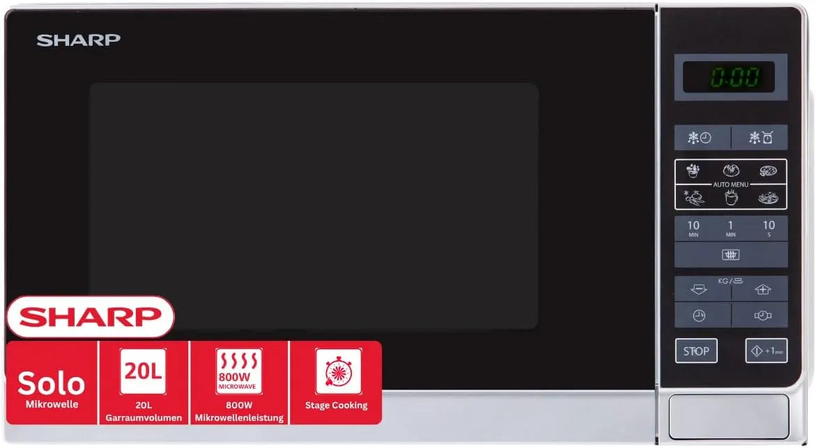 Sharp R-242WW 20 L forno de microondas - Branco