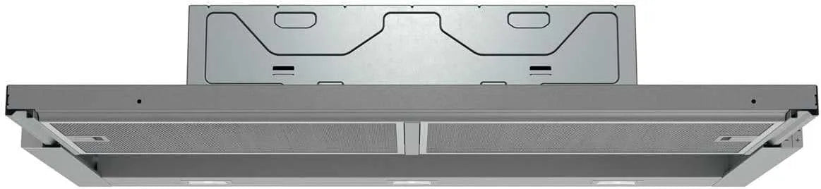 Tampa integrada SIEMENS iQ300 412 m³/h em aço inoxidável - classe energética A