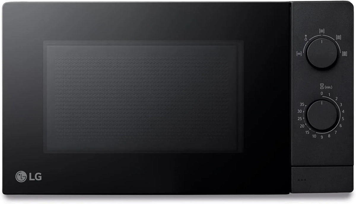 LG Micro-ondes MH6032GAS Noir 20 l 700 W LG micro-ondas MH6032GAS Noir 20 l 700 W LG micro-ondas 20 L 700 W Preto com controlo Mecânico e 5 Níveis