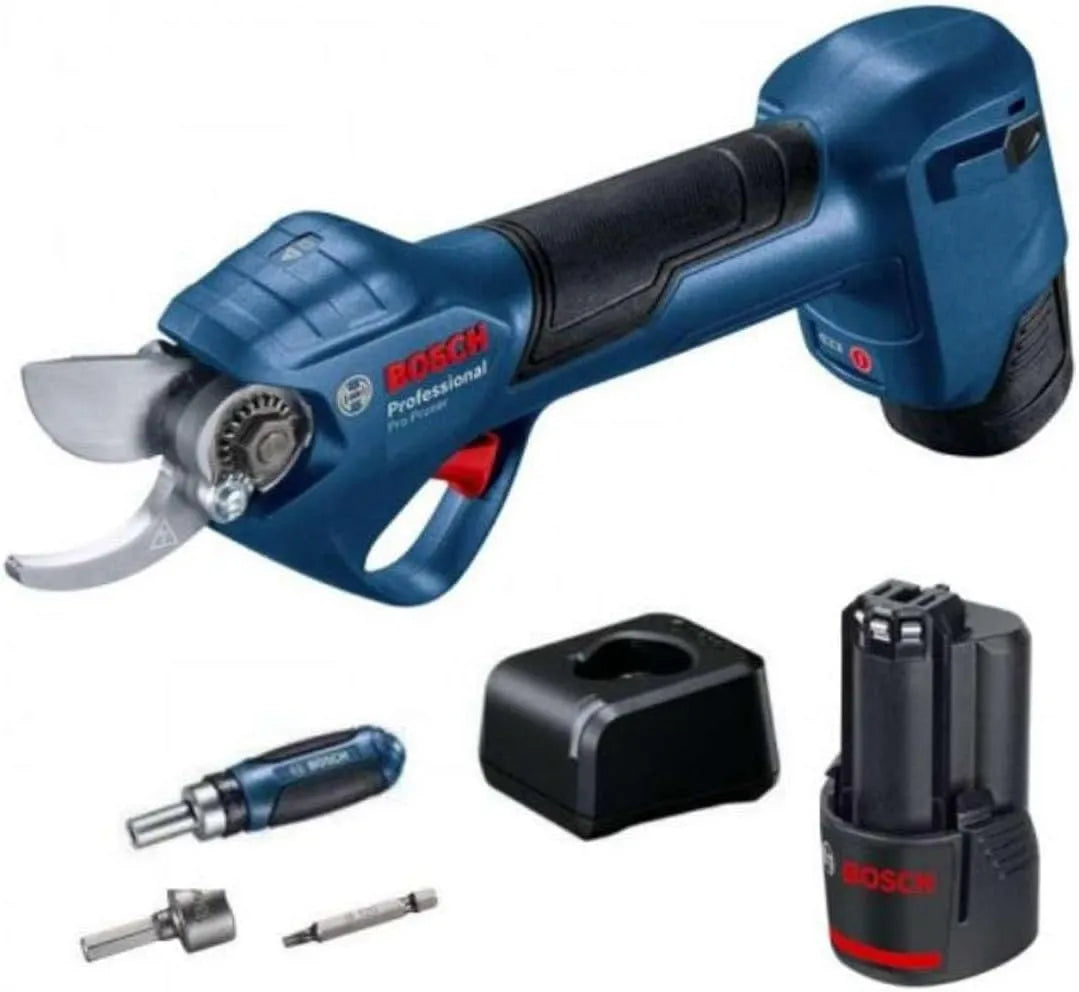 Bosch Professional Bosch 12 V PRO PRUNER 25 mm Tesoura sem fios com 2 baterias 3 Ah