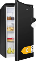 Bomann® 87 L Frigorífico, silencioso, Classe E de energia, 84 cm, Porta reversível, 3 prateleiras, Compartimento vegetal