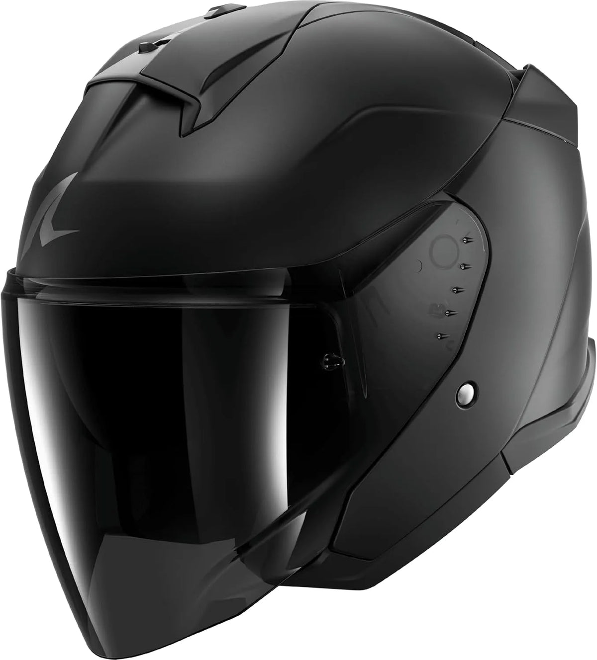 Shark Tubarão Moto Jet capacete SKWAL Sombra Preto Mat Titane